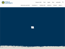 Tablet Screenshot of lasalle.edu