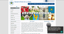 Desktop Screenshot of lasalle.sk