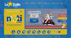 Desktop Screenshot of lasalle.edu.pa