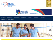 Tablet Screenshot of lasalle.edu.do