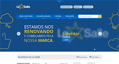 Desktop Screenshot of lasalle.edu.br