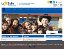 Tablet Screenshot of montcada.lasalle.cat