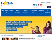 Tablet Screenshot of berga.lasalle.cat